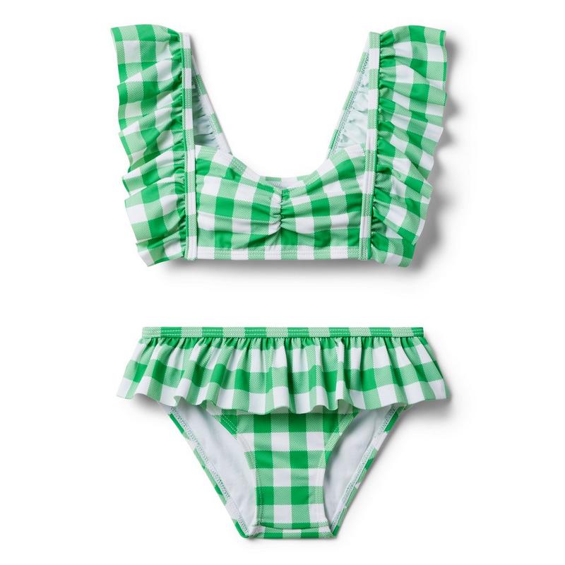 Gingham Ruffle 2-Piece Swimsuit - Janie And Jack